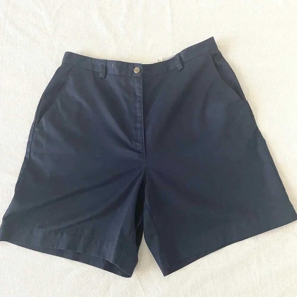 Liz Claiborne Lizsport Navy Shorts 12